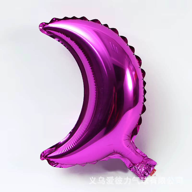 Ballons de fête en Film d'aluminium, 5 pièces, 10 pouces, lune, décoration d'amour pour mariage, saint-valentin