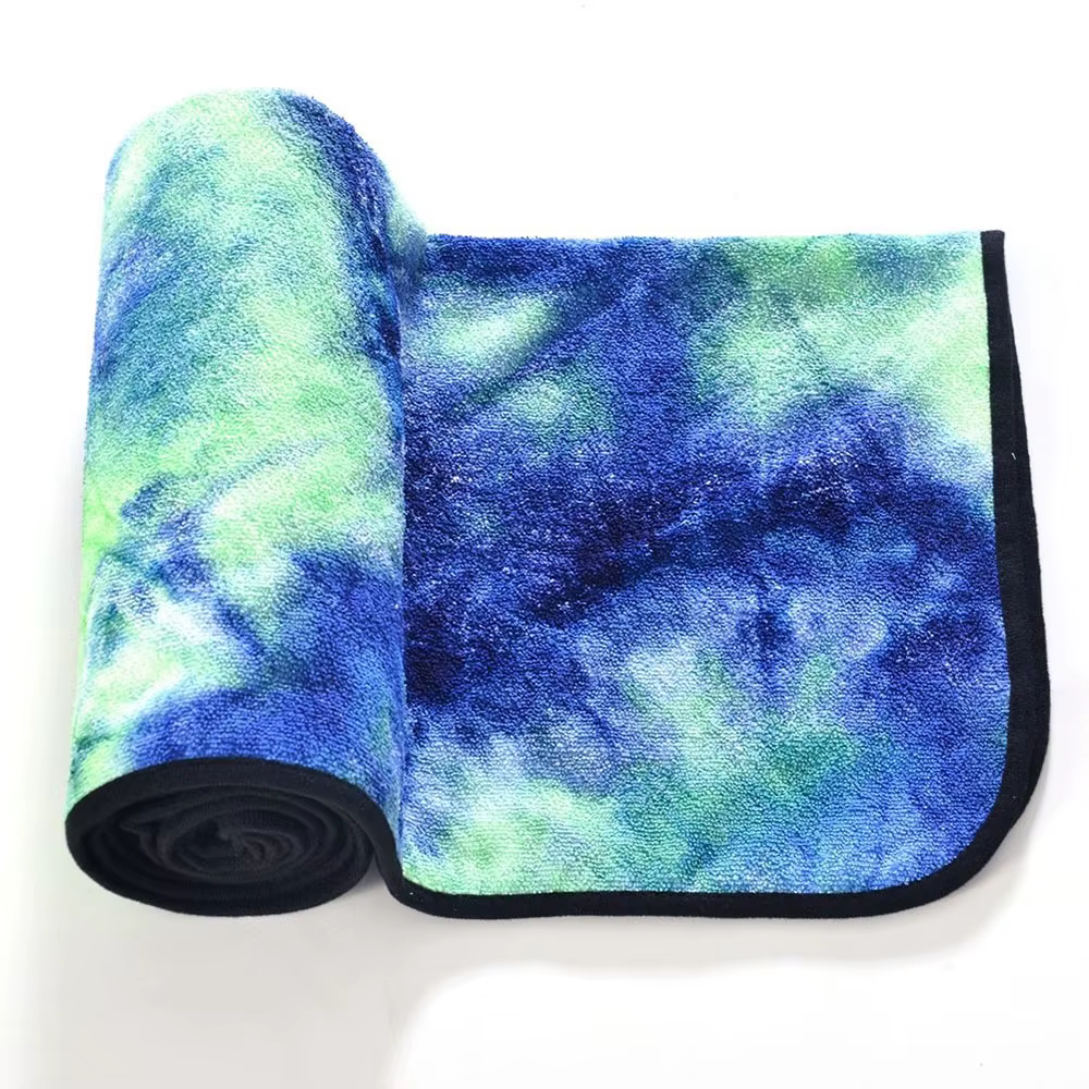 Tapis de Yoga antidérapant pliable en microfibre