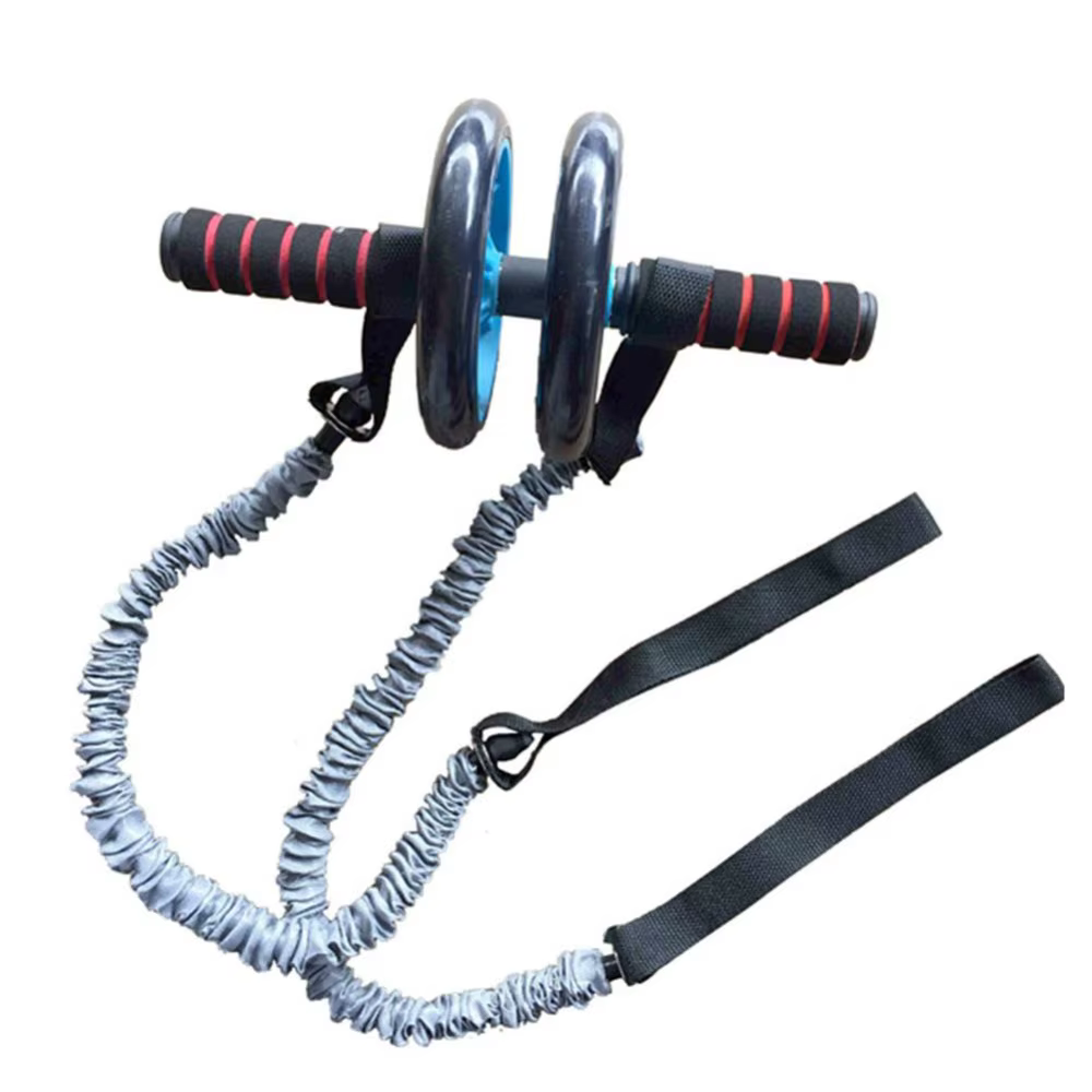 Fitness roue abdominale rouleau Crossfit bande de résistance cordes AB exercice Abs formateur Tube élastique exercice de gymnastique équipement de gymnastique