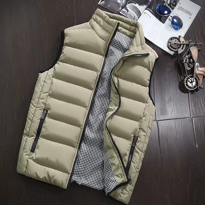 Marque vêtements coton rembourré grande taille hommes gilet