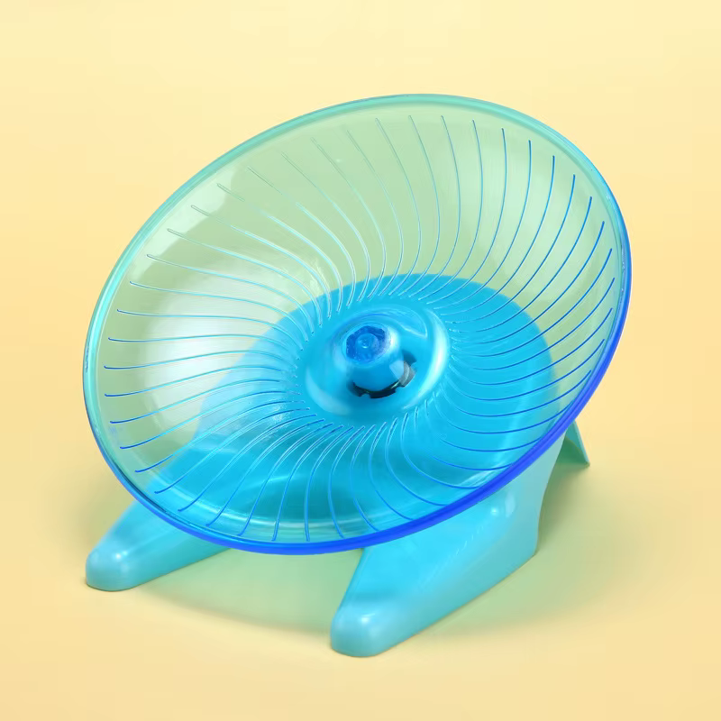 Roue motrice silencieuse pour petits animaux – Équipement d'exercice silencieux et sûr, idéal pour les Hamsters, les souris, les perroquets et autres petits animaux