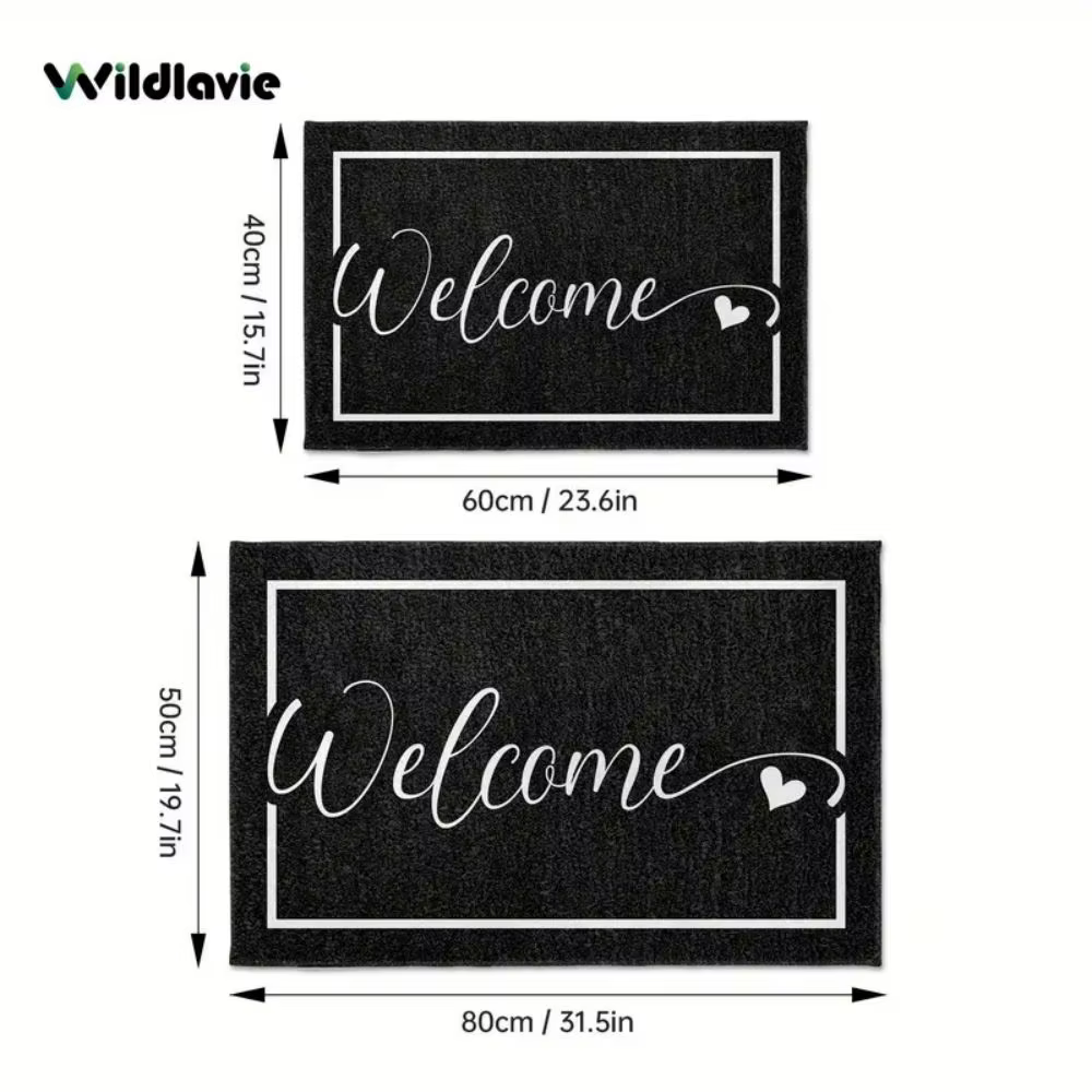 Tapis d'entrée VIKAMA - Noir