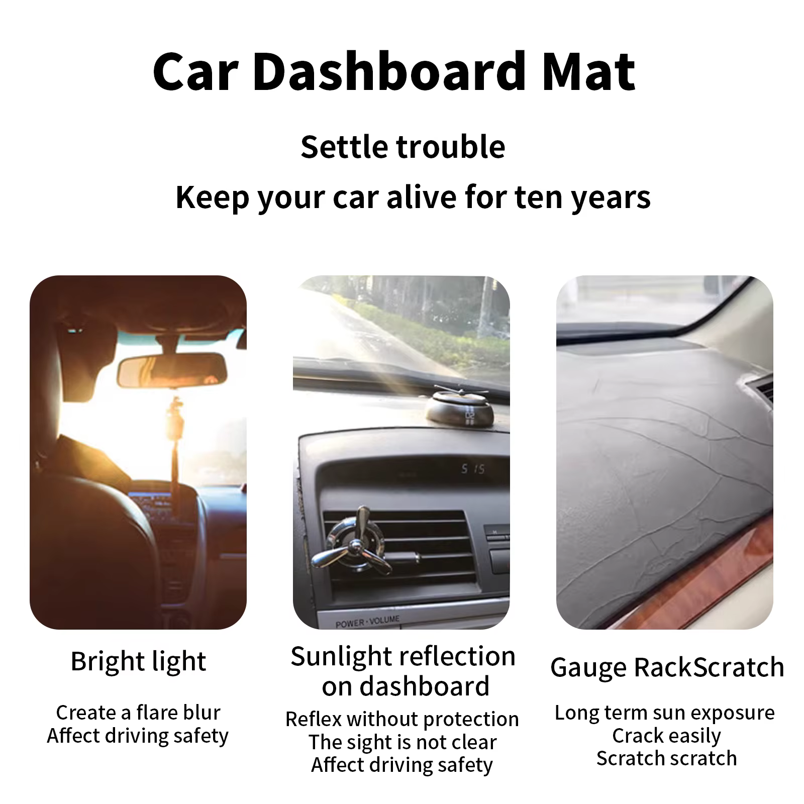 Tapis de tableau de bord pour MG HS EHS 2024 2025 2026 PHEV, protection solaire, accessoires de voiture