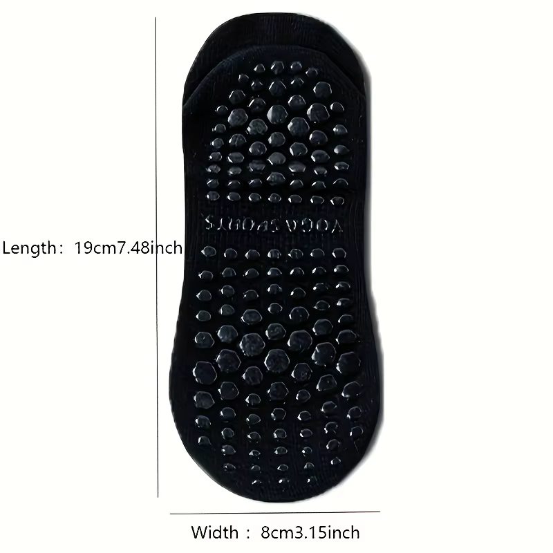 3 paires de chaussettes Pilates à poignée pour femmes