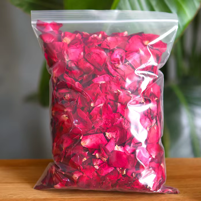 Bain de pétales de Rose bain de fleurs séchées naturelles bain de pieds, bain de bulles de lait d'hôtel de source chaude bain de pétales décoration de salle de bain de pétale