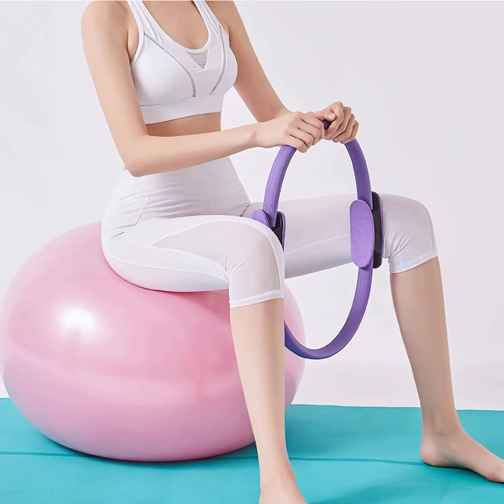 Cercle de Pilates Magique 38 cm pour Femmes – Équipement de Fitness à Domicile pour la Perte de Poids