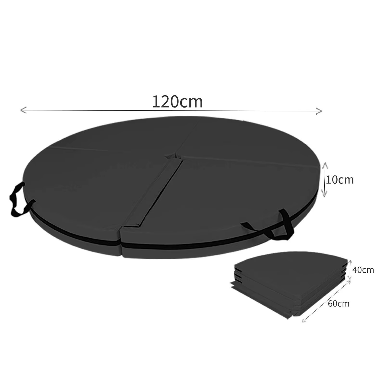 Tapis de danse sur poteau pliant