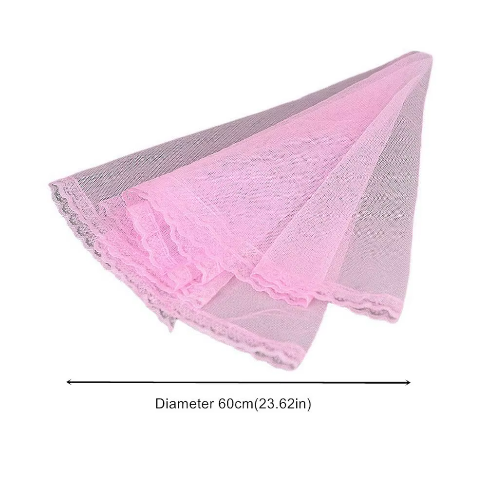 Accessoires de poupées, couvre-chef, voile de mariée blanc, voile en dentelle, coiffure longue, voile de mariage, jouets DIY