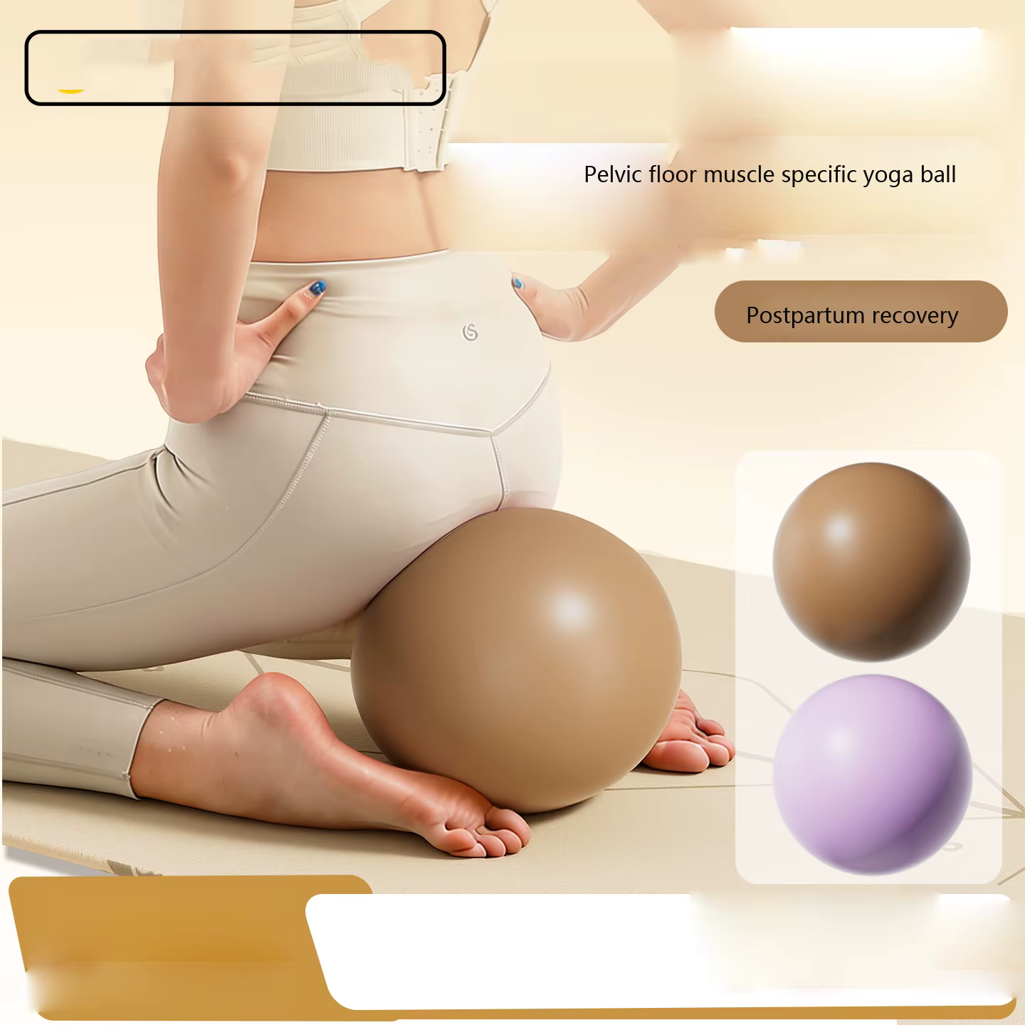 Ballon de fitness pour femmes