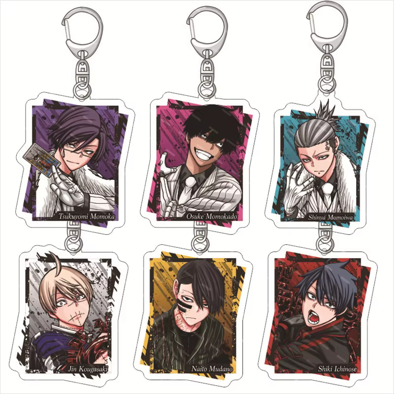 Porte-clés en acrylique Manga Tougen Anki, figurine Ikari Yaoroshi Shiki Ichinose Naito Mudano, Costume de Cosplay, pendentif pour sac à dos