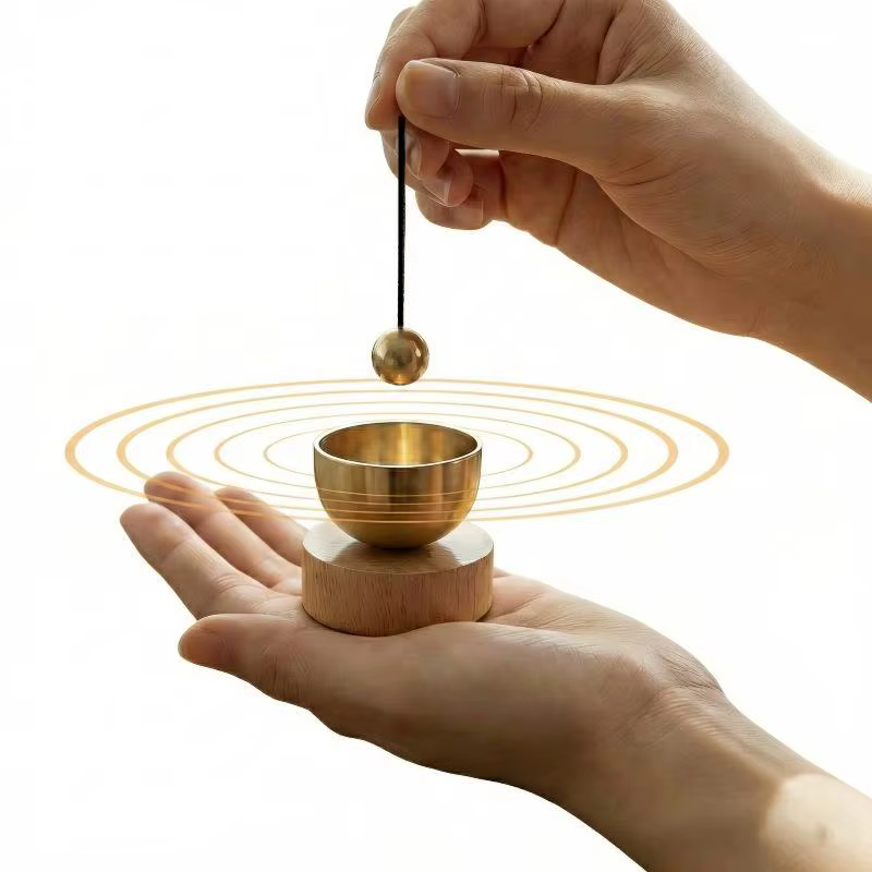 Mini ensemble de bols chantants portables