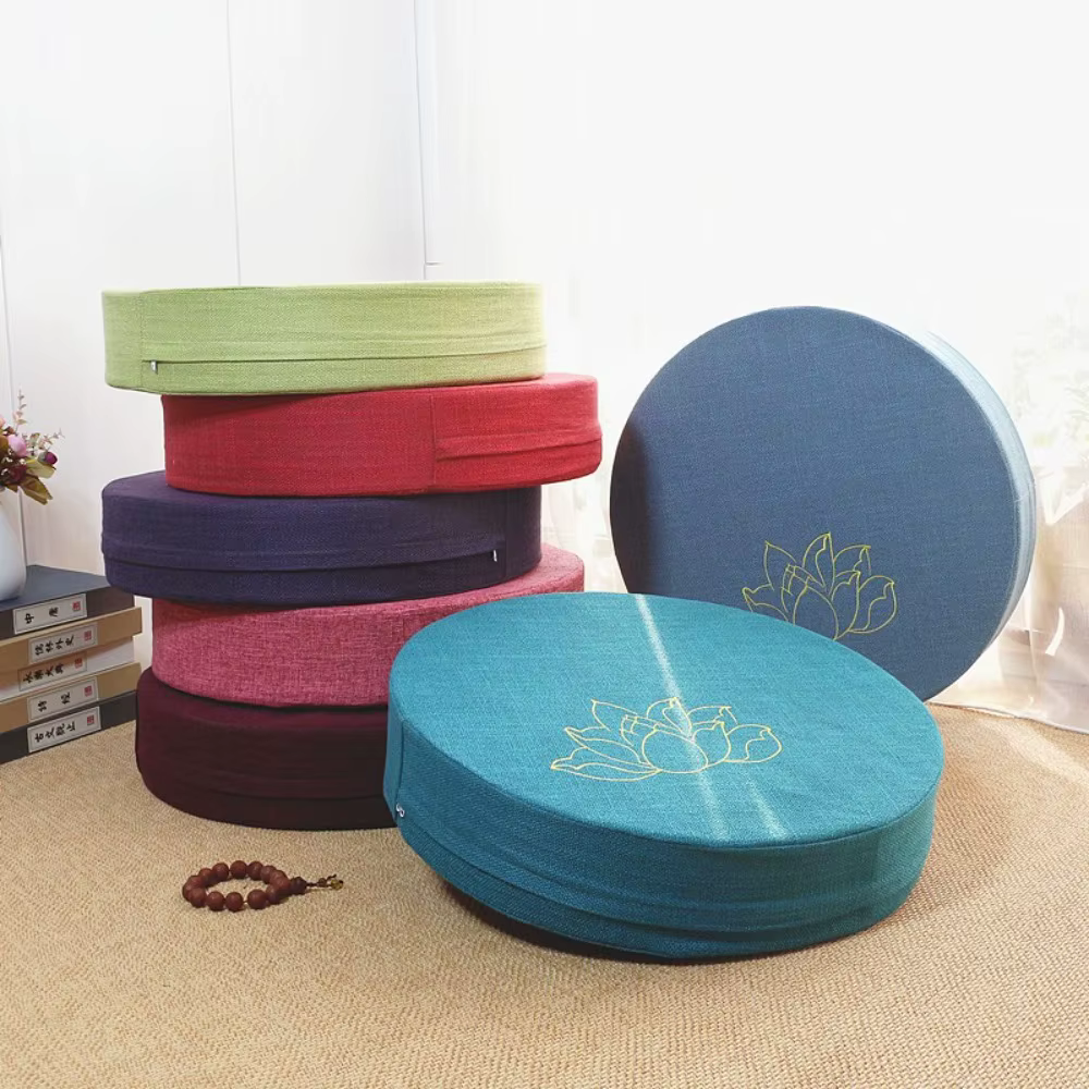 Coussin de méditation de Yoga de style japonais