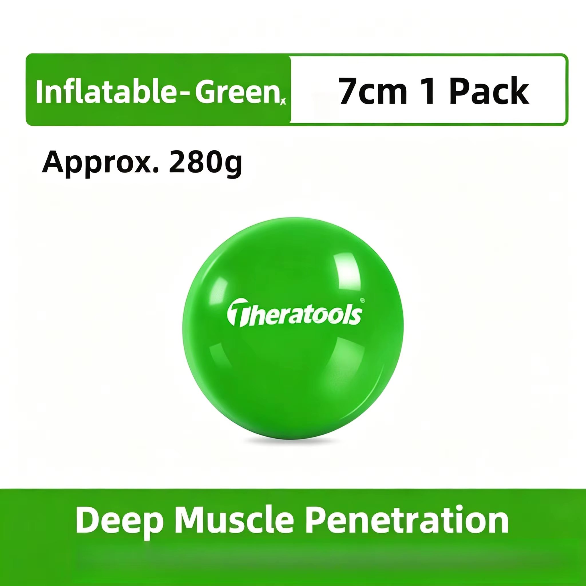 Frcnk1in Ballon de massage fascial pour la relaxation musculaire