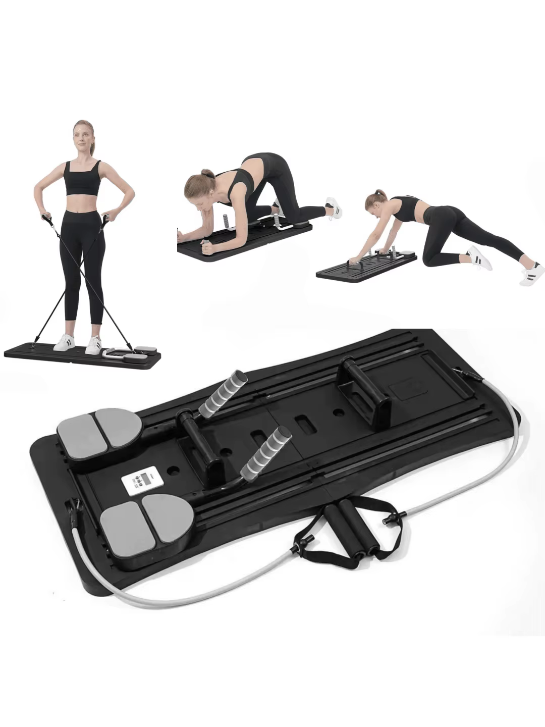 Planche de Pilates pliable – Entraîneur abdominal multifonctionnel
