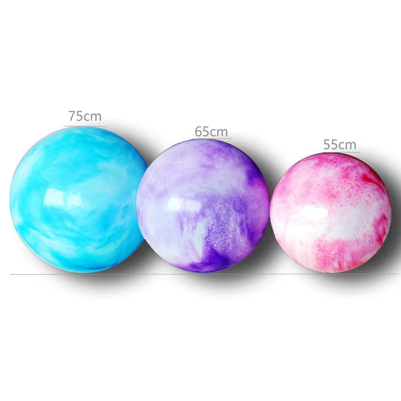 55 cm/65 cm/75 cm nuages roses Yoga balle PVC Fitball haute qualité Pilates exercice équilibre