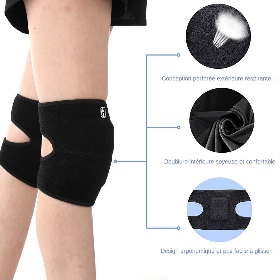 Genouillères EVA pour danse volley-ball Yoga femmes enfants hommes genouillère rotule orthèse soutien Fitness protecteur