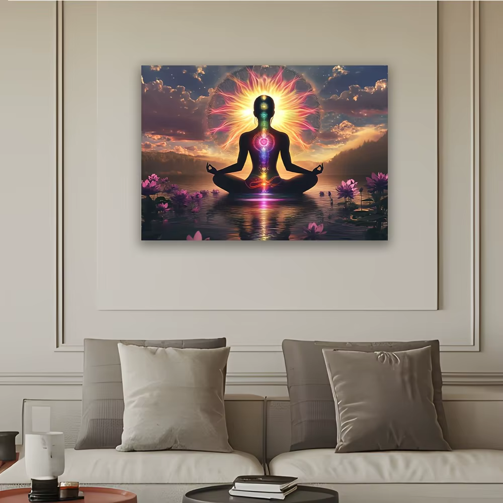 Tapisserie de méditation des chakras