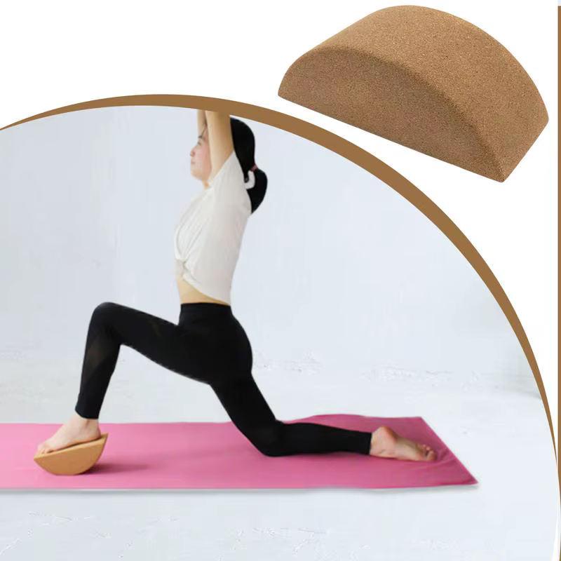 Briques d'exercice de yoga en liège naturel
