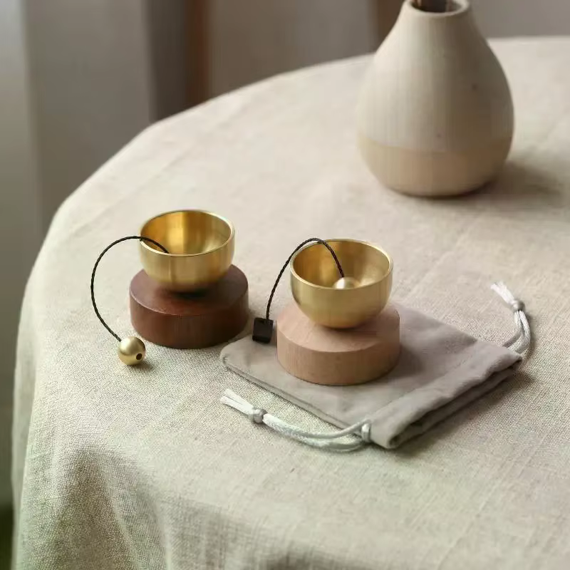 Ensemble de bols chantants miniatures pour le yoga et la méditation
