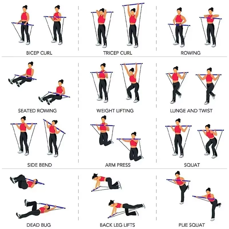 Kit de Yoga et Pilates avec Bandes