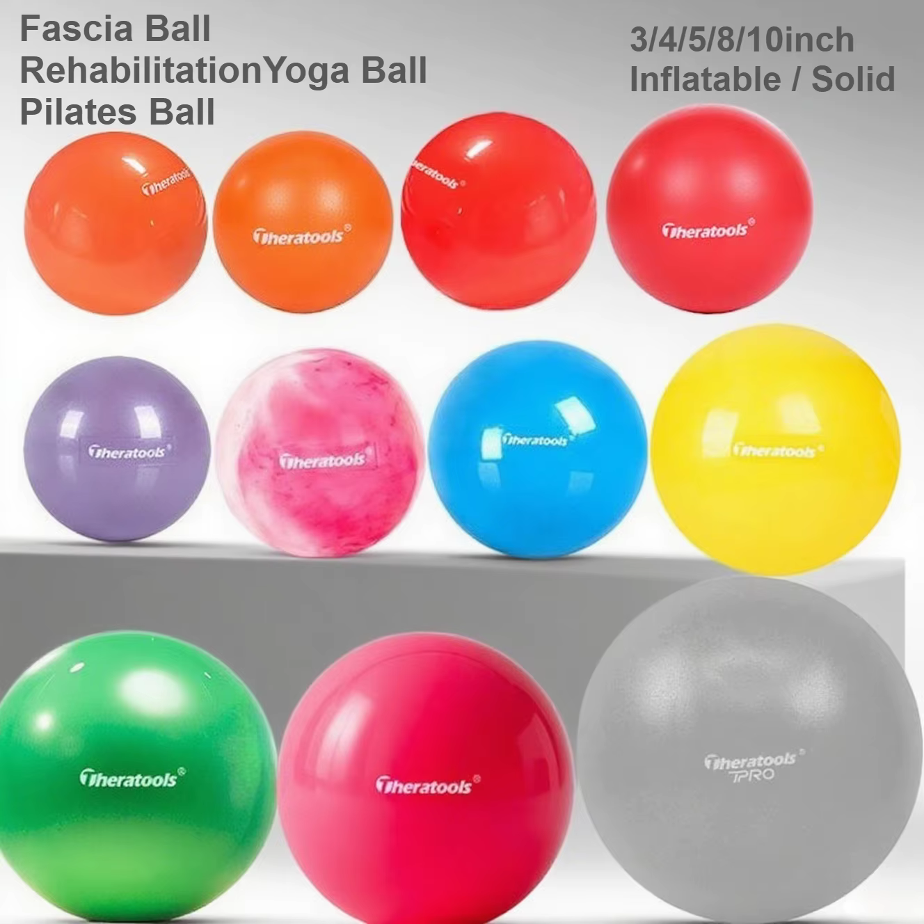 Frcnklin Fascia Ball Pilates libération musculaire petite balle plancher pelvien entraînement