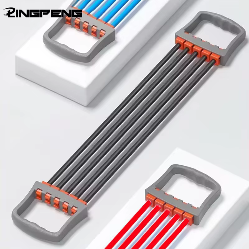 Ensemble d'entraînement complet du corps – Extenseur de poitrine avec 5 bandes de résistance amovibles pour Pilates