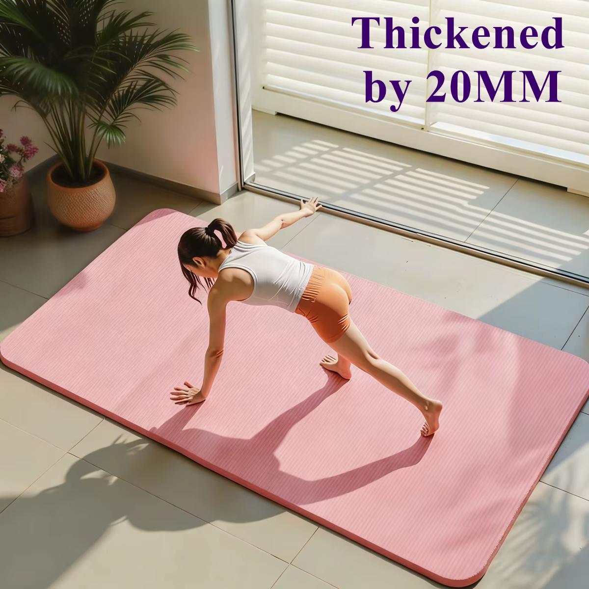 Tapis de yoga épais de 20MM