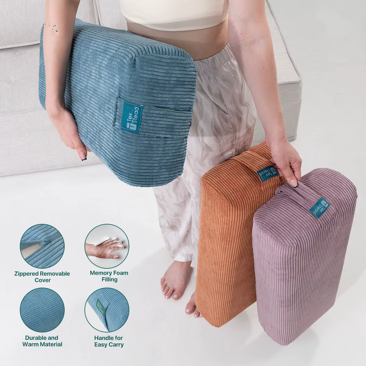 Oreiller de traversin de yoga