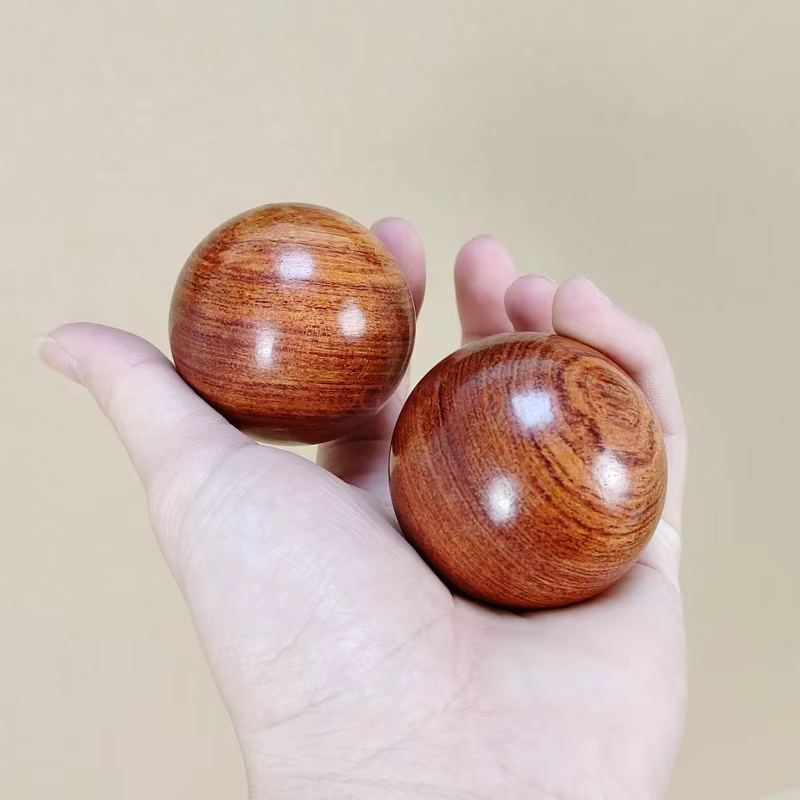 Boule de soins de santé en bois de bois de rose vietnamien