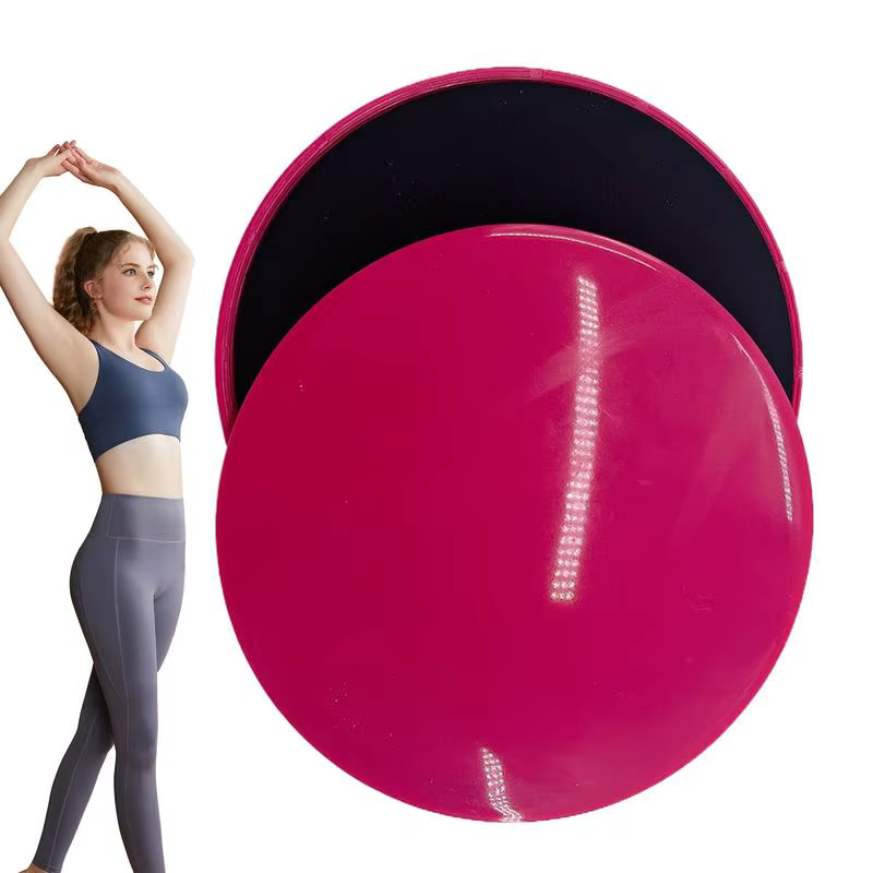 Pilates disques de glisse Fitness Core curseur 2 faces exercice plaque