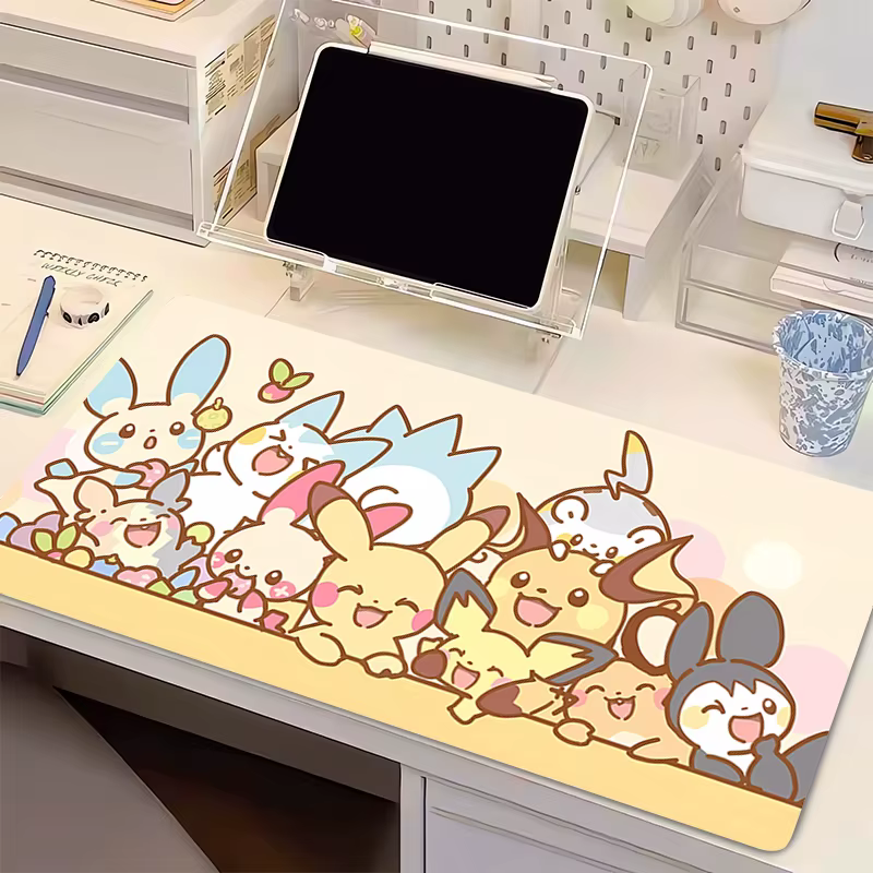 Tapis de souris pour jeu Pokemon, Mini tapis de clavier pour ordinateur portable, tapis de bureau rapide, accessoires de jeu pour joueurs d'e-sport