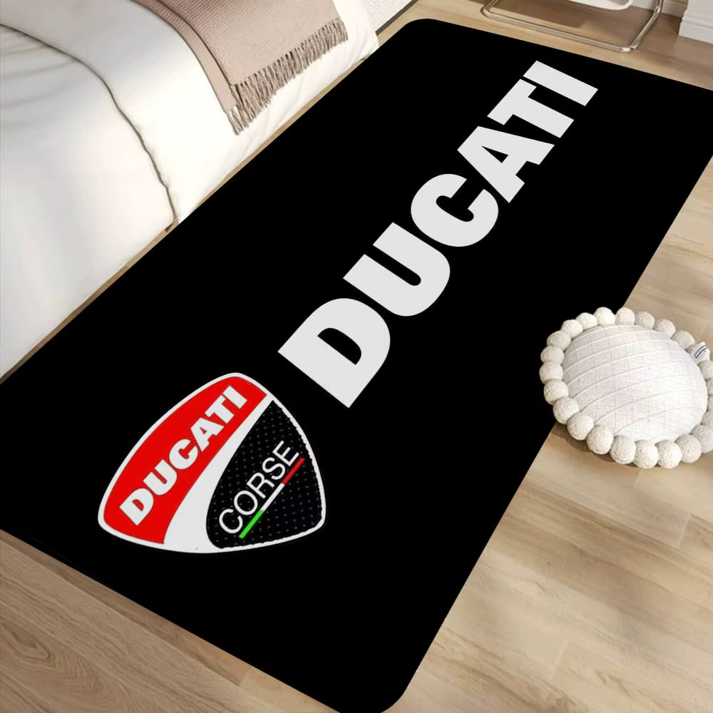 Tapis de sol rectangulaire antidérapant pour moto D-Ducaties, tapis de bienvenue pour porte d'entrée, intérieur et extérieur, doux pour la maison