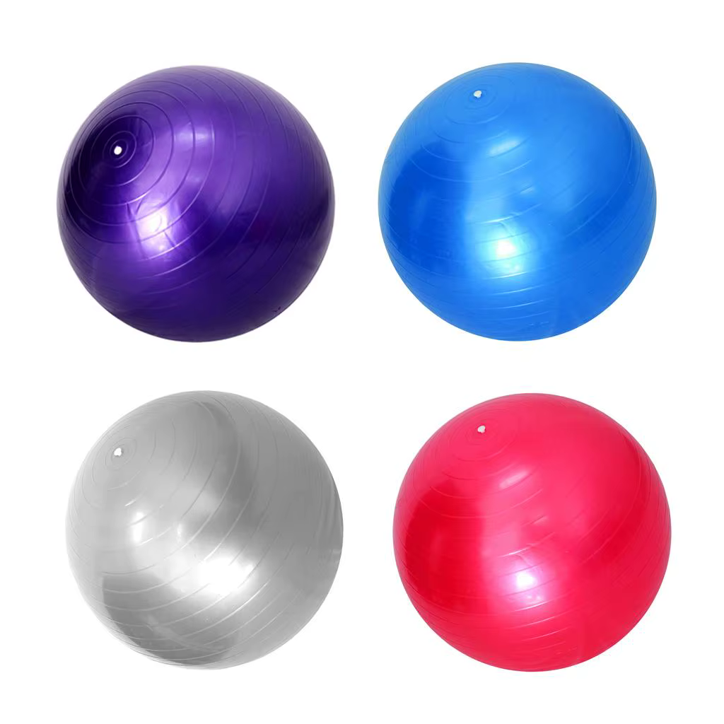 Balle de gymnastique (45/85 cm), balle de yoga épaisse, balle de stabilité résistante pour