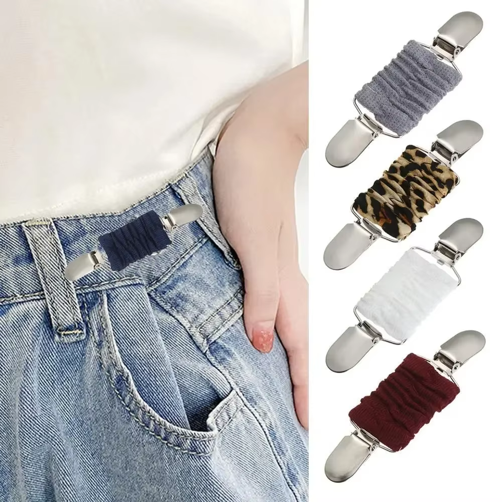 Nouvelle robe pour femmes et enfants, ensemble de clips de sangle arrière, Clip élastique, robe de serrage, col ouvert, Clip de chemise