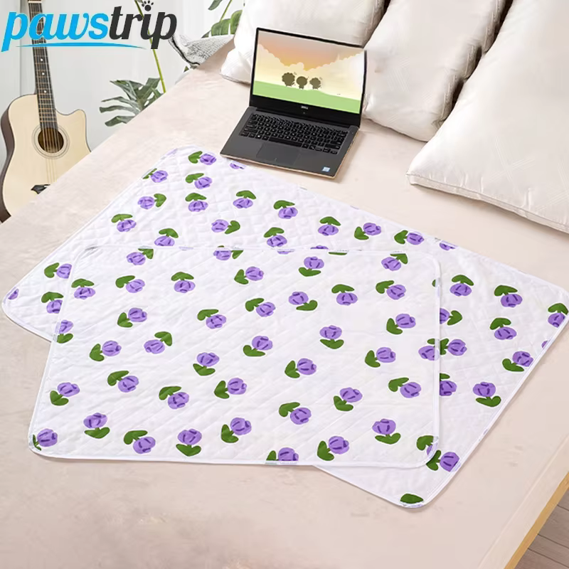 Matelas lavable pour animaux de compagnie, tapis de soins réutilisables pour chiens, antidérapant, absorbant, pour chiot et chat, couche-culotte d'entraînement, costume pour lit, siège de voiture, can