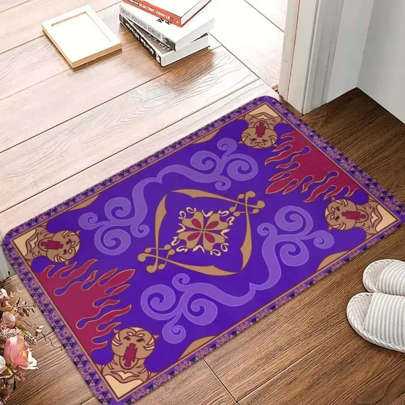 Aladdin-Tapis de Porte Polymère Antidérapant Lavable, Décoration de la Maison, Chambre à Coucher, Cuisine, Couloir, Canapé, Table