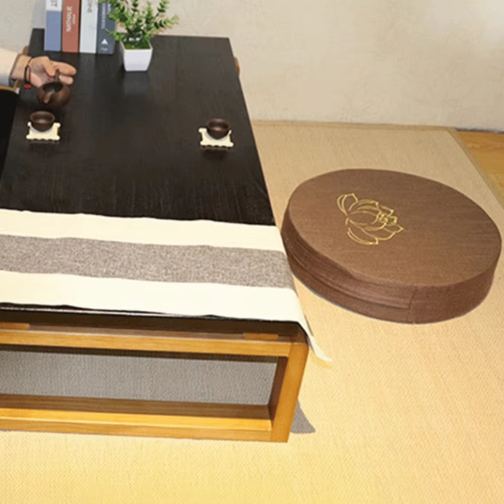Coussin de méditation de Yoga de style japonais