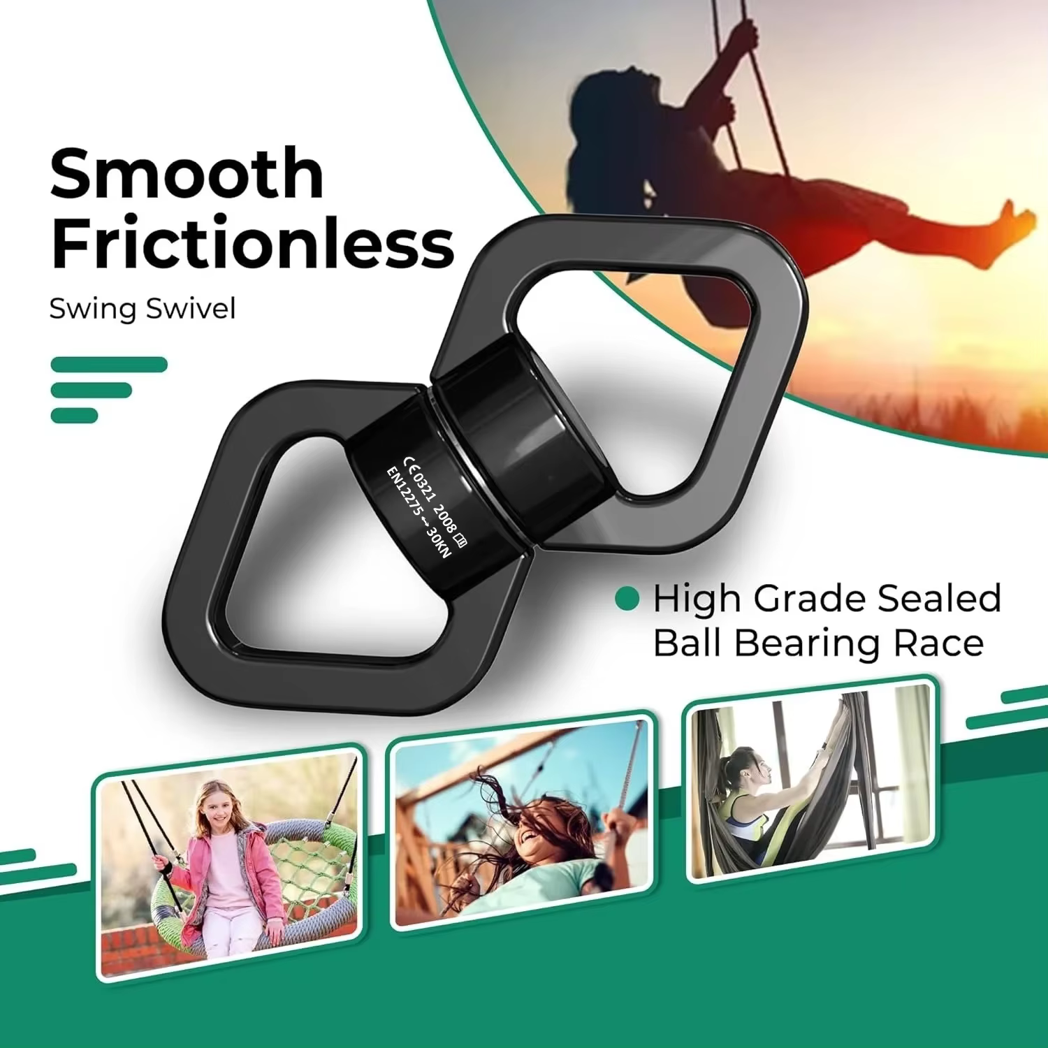 Accessoire de suspension de yoga aérien 30KN