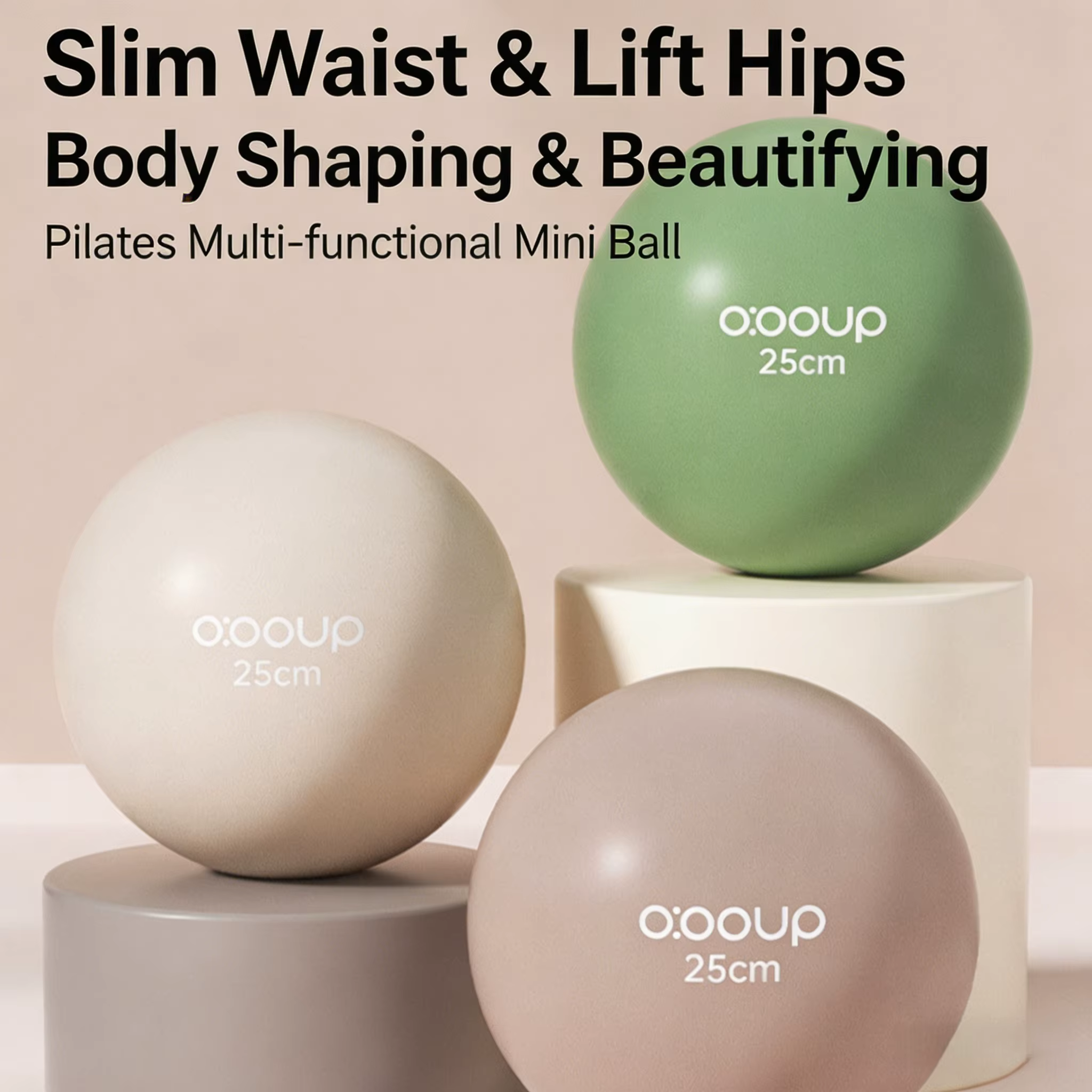 Petit ballon de Pilates de 25 cm