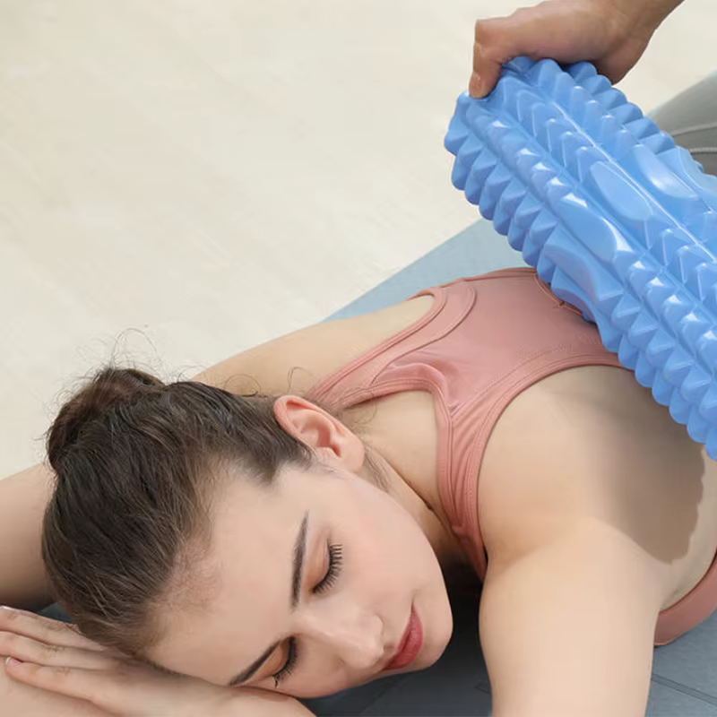 Rouleau de yoga, équipement de fitness, rouleau en mousse EVA, bloc de yoga, rouleau de gym