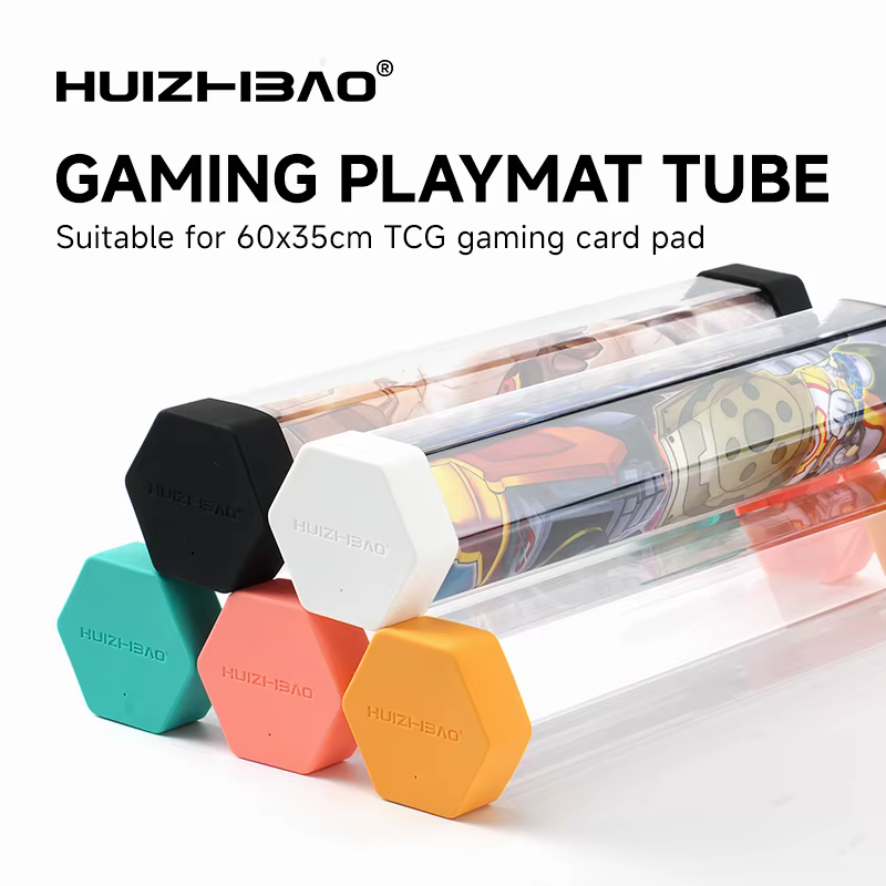 Tube de rangement pour tapis de jeu TCG - idéal pour le rangement de tapis de 60x35 cm et pour le jeu de cartes TCG (Pokémon, Yu-Gi-Oh!, MTG)