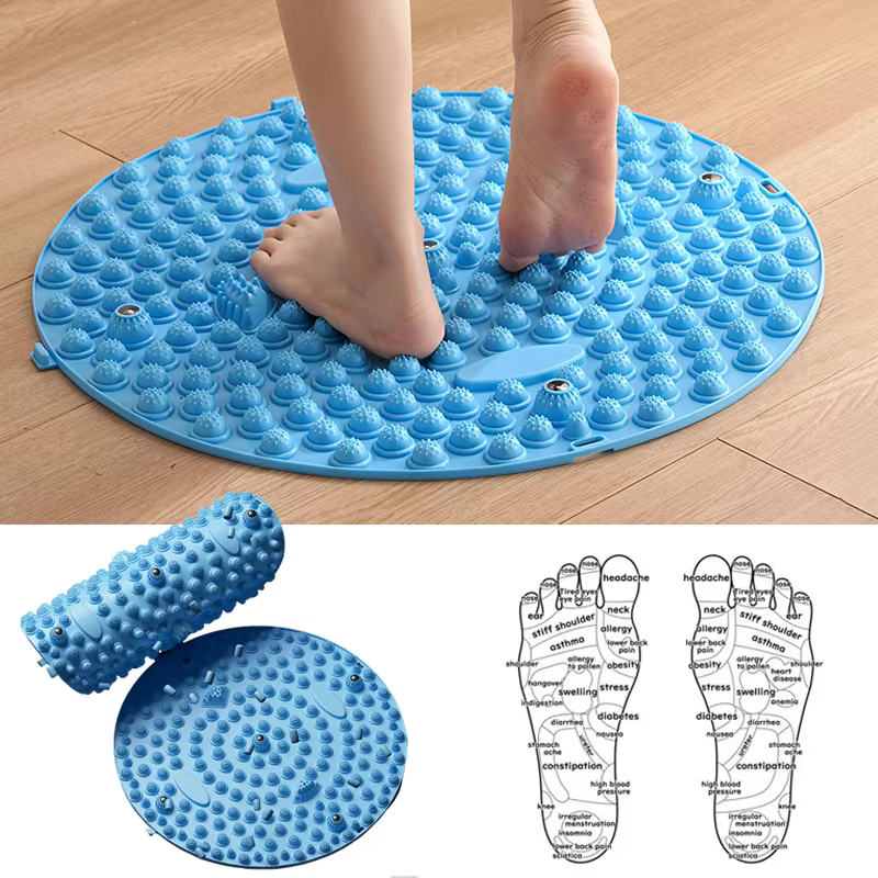 Tapis de massage des pieds par acupression