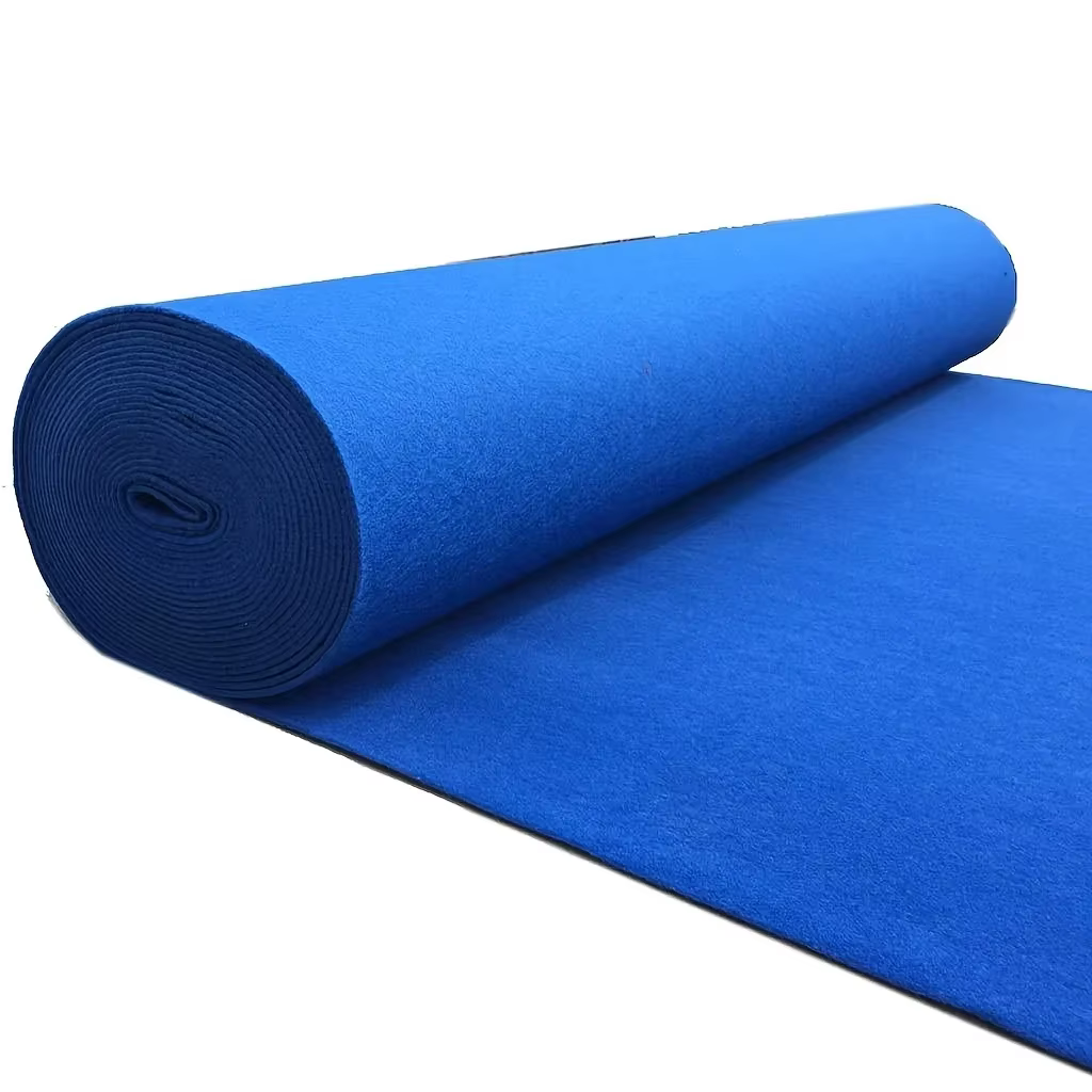 Tapis de mariage bleu moelleux tapis d'allée bleu tapis de piste tapis de couloir de mariage avec pour tapis de noël tapis de couloir de passerelle
