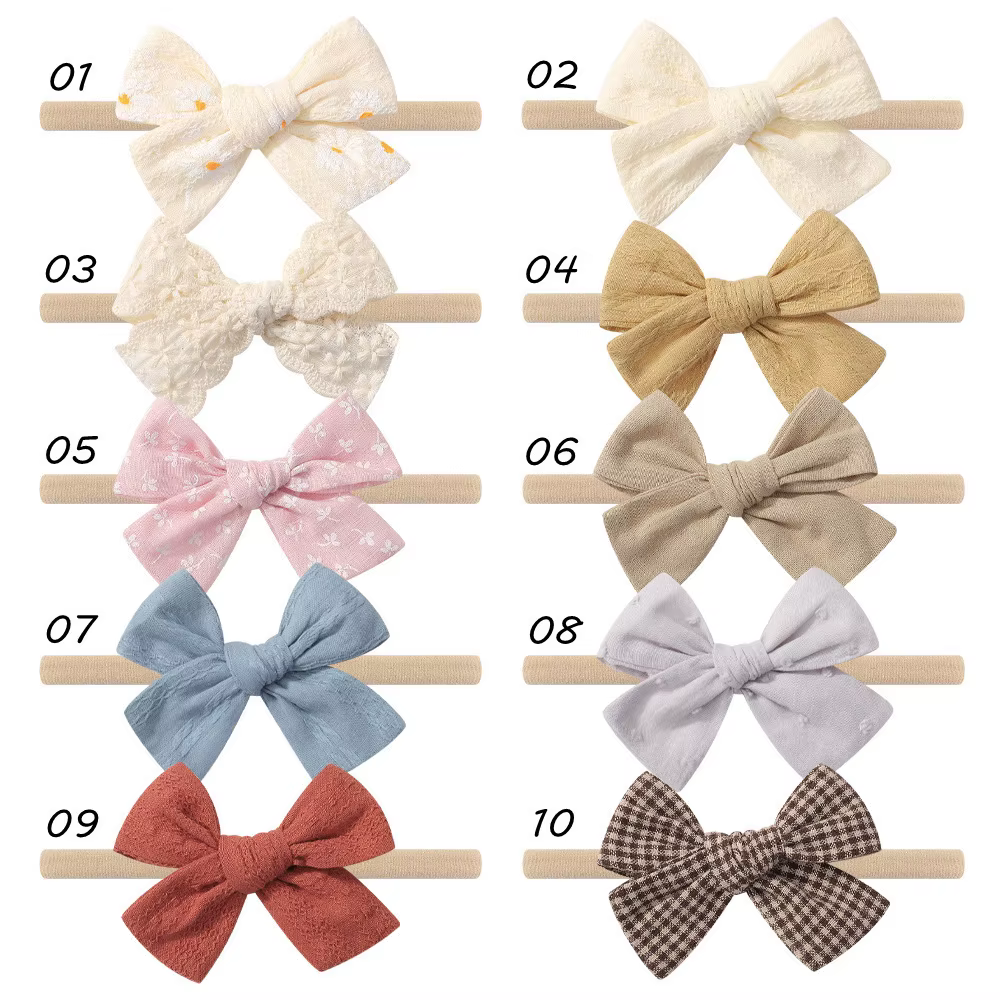 1 pièces bébé fille bandeau infantile cheveux accessoires nœud papillon point bande nouveau-né chapeaux diadème bandeau cadeau tout-petits ruban