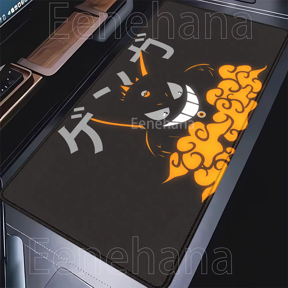 Tapis de souris Anime Pokemon Kawaii, pour clavier de PC, bureau, tapis de jeu mignon, impression HD, surjeté, base antidérapante, tapis de bureau XXL
