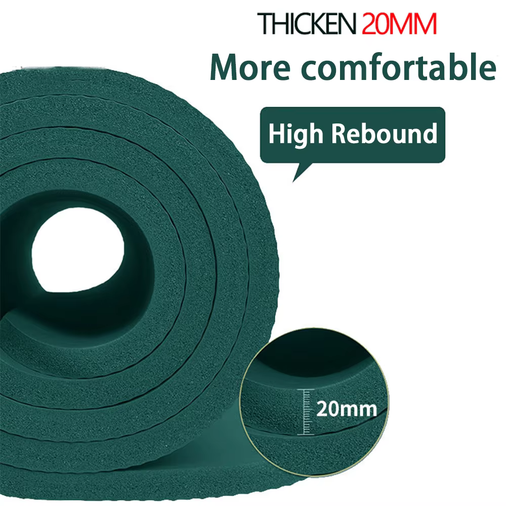 Tapis de yoga NBR épais de 20 mm