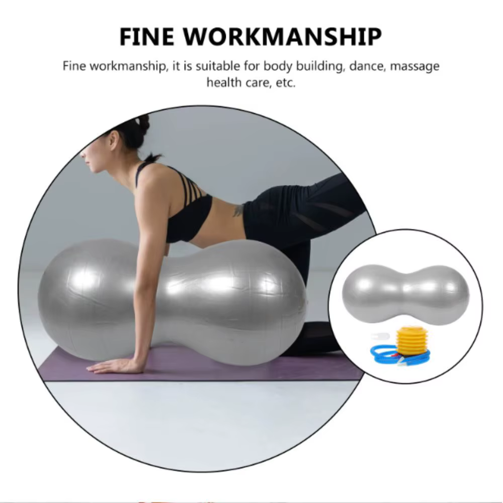 Ballon de yoga anti-explosion épaissi en PVC avec pompe