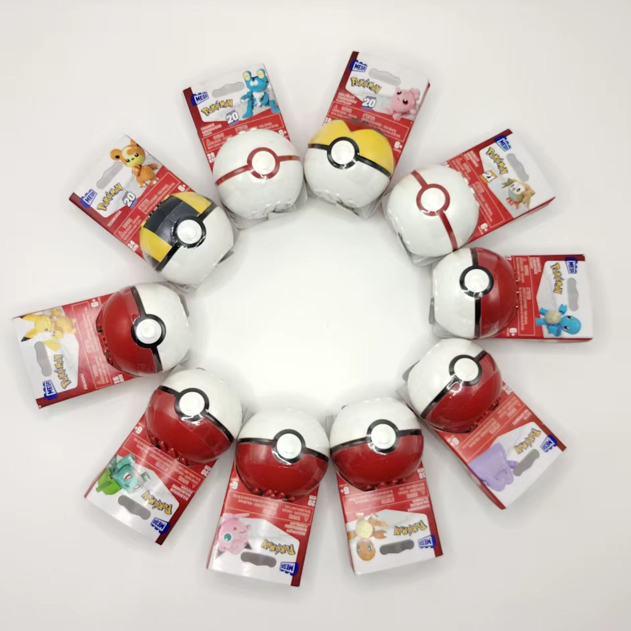 1 pièce de figurine Pokémon à assembler, jouet Pikachu Vulpix, poupée Minun Eevee, Pokeball Ditto, cadeaux pour enfants