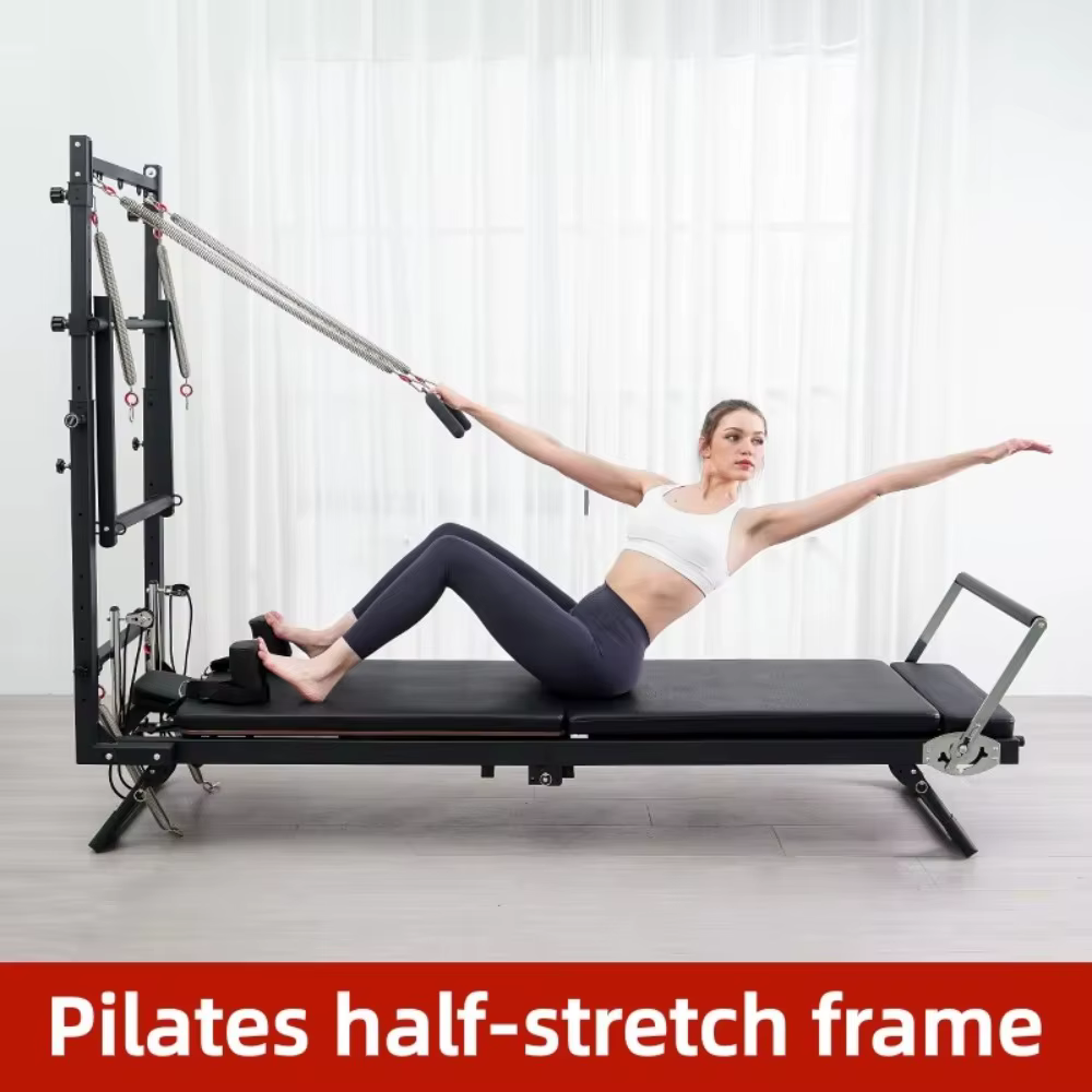 Reformer Pilates pliable avec demi-tournebuckle