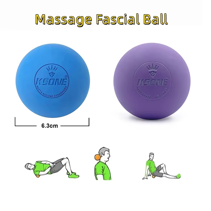 Boule de Massage Fascia en caoutchouc